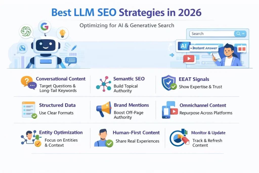 Best LLM SEO Strategies for 2026