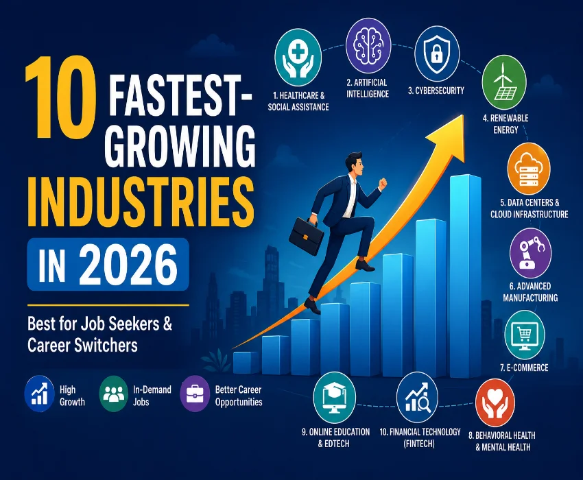 top 10 fastest growing sectors
