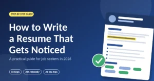 how to write a resume featured image